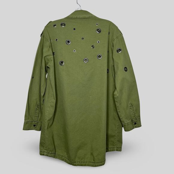 Zara Grommet Oversized Jacket - Picture 4 of 5